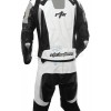 RTX Katana Sports Grey Kangaroo Leather 2 Piece Biker Suit
